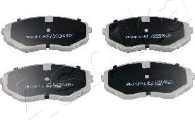 Ashika 50-03-384 - Brake Pad Set, disc brake autospares.lv