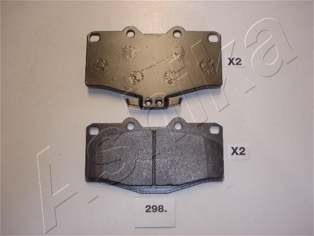 Ashika 50-02-298 - Brake Pad Set, disc brake autospares.lv