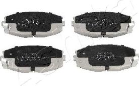 Ashika 50-02-245 - Brake Pad Set, disc brake autospares.lv