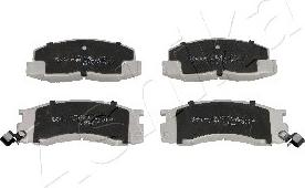 Ashika 50-02-259 - Brake Pad Set, disc brake autospares.lv