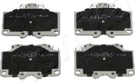 Ashika 50-02-256 - Brake Pad Set, disc brake autospares.lv