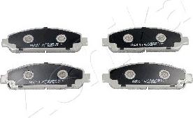 Ashika 50-02-2021 - Brake Pad Set, disc brake autospares.lv