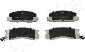 Ashika 50-02-239 - Brake Pad Set, disc brake autospares.lv