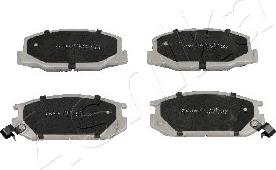 Ashika 50-02-231 - Brake Pad Set, disc brake autospares.lv