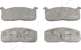 Ashika 50-02-224 - Brake Pad Set, disc brake autospares.lv