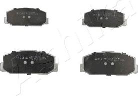 Ashika 50-02-228 - Brake Pad Set, disc brake autospares.lv