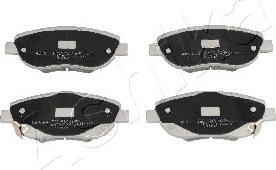 Ashika 50-02-276 - Brake Pad Set, disc brake autospares.lv