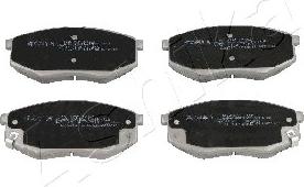 Ashika 50-0H-H17 - Brake Pad Set, disc brake autospares.lv