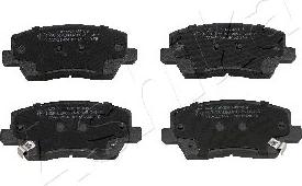 Ashika 50-0K-K33 - Brake Pad Set, disc brake autospares.lv