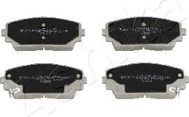 Ashika 50-0K-K23 - Brake Pad Set, disc brake autospares.lv