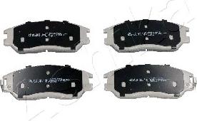 Ashika 50-0S-S01 - Brake Pad Set, disc brake autospares.lv