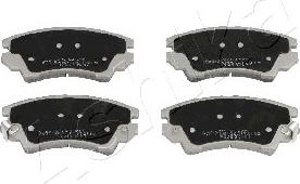 Ashika 50-0W-W16 - Brake Pad Set, disc brake autospares.lv