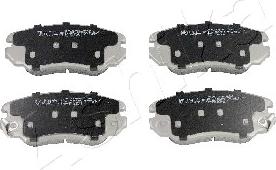 Ashika 50-0W-W17 - Brake Pad Set, disc brake autospares.lv