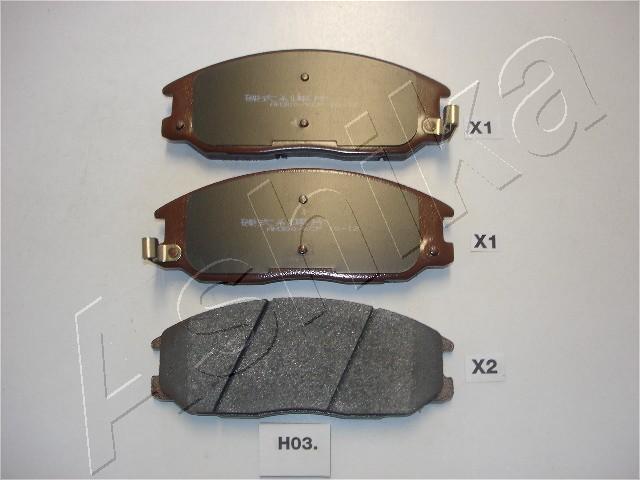 Ashika 50-H0-003 - Brake Pad Set, disc brake autospares.lv