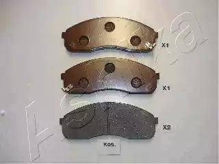 Ashika 50-K0-005P - High Performance Brake Pad Set autospares.lv