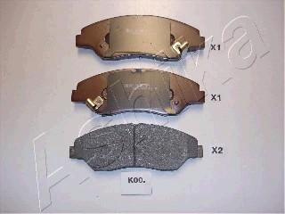 Ashika 50-K0-000 - Brake Pad Set, disc brake autospares.lv