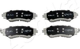 Ashika 50-W0-005 - Brake Pad Set, disc brake autospares.lv