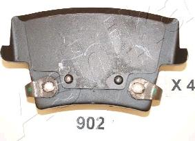 Ashika 51-09-902 - Brake Pad Set, disc brake autospares.lv