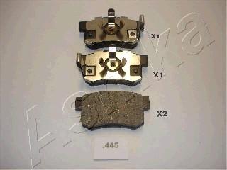 Ashika 51-04-445 - Brake Pad Set, disc brake autospares.lv