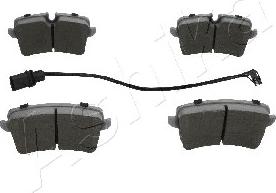 Ashika 51-00-0913 - Brake Pad Set, disc brake autospares.lv