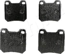 Ashika 51-00-0404 - Brake Pad Set, disc brake autospares.lv