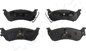 Ashika 51-00-0518 - Brake Pad Set, disc brake autospares.lv