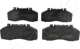 Ashika 51-00-0525 - Brake Pad Set, disc brake autospares.lv