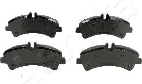 Ashika 51-00-0523 - Brake Pad Set, disc brake autospares.lv