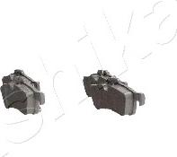 Ashika 51-00-00015 - Brake Pad Set, disc brake autospares.lv