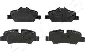 Ashika 51-00-0118 - Brake Pad Set, disc brake autospares.lv