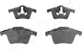 Ashika 51-00-0318 - Brake Pad Set, disc brake autospares.lv