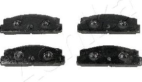 Ashika 51-00-0203 - Brake Pad Set, disc brake autospares.lv