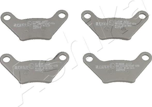 Ashika 51-00-MC04 - Brake Pad Set, disc brake autospares.lv