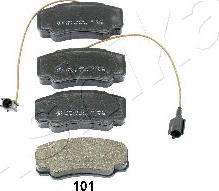 Ashika 51-01-101 - Brake Pad Set, disc brake autospares.lv