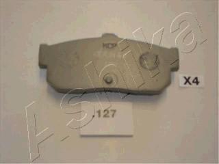 Ashika 51-01-127 - Brake Pad Set, disc brake autospares.lv