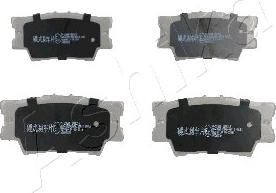 Ashika 51-02-218 - Brake Pad Set, disc brake autospares.lv