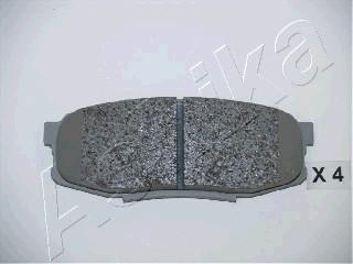 Ashika 51-02-221 - Brake Pad Set, disc brake autospares.lv