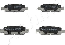 Ashika 51-07-702 - Brake Pad Set, disc brake autospares.lv