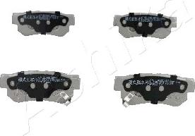 Ashika 51-0H-H04 - Brake Pad Set, disc brake autospares.lv