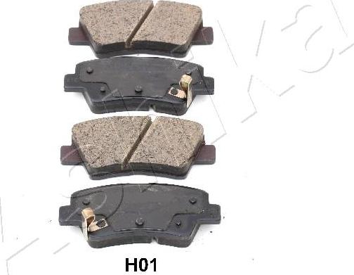 Ashika 51-0H-H01 - Brake Pad Set, disc brake autospares.lv