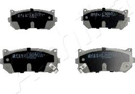 Ashika 51-0K-K00 - Brake Pad Set, disc brake autospares.lv