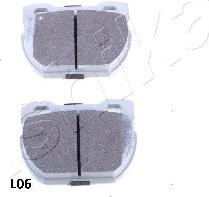 Ashika 51-0L-L06 - Brake Pad Set, disc brake autospares.lv