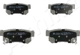 Ashika 51-0S-S01 - Brake Pad Set, disc brake autospares.lv