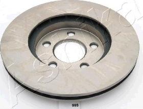 Ashika 60-09-995 - Brake Disc autospares.lv