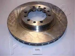 Ashika 60-05-599 - Brake Disc autospares.lv