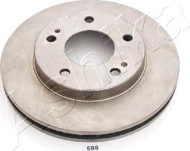 Ashika 60-05-598 - Brake Disc autospares.lv