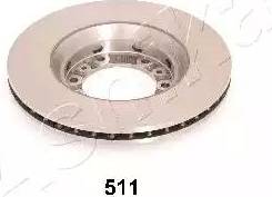 Ashika 60-05-511 - Brake Disc autospares.lv