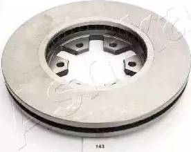 Ashika 60-01-143 - Brake Disc autospares.lv