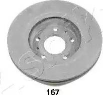 Ashika 60-01-167 - Brake Disc autospares.lv