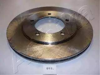 Ashika 60-08-811 - Brake Disc autospares.lv